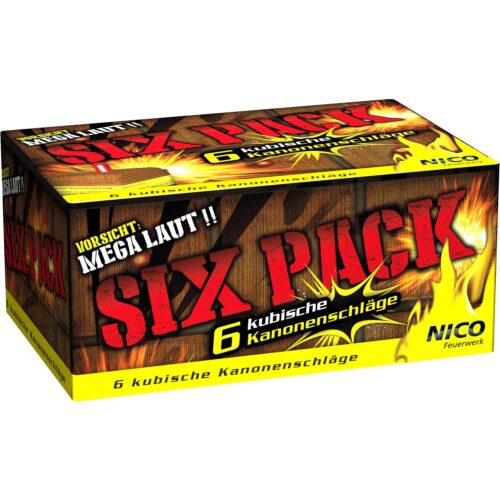 NICO Six Pack, kub. Kanonenschlag, Kal. C, 6er-Schtl.