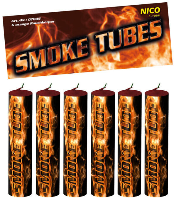 NICO Smoke Tubes, orange, 6er-Btl., KAT T1