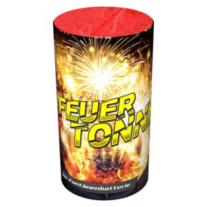 NICO - Feuertonne, 3er-Fontänenbatterie