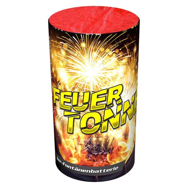 NICO - Feuertonne, 3er-Fontänenbatterie