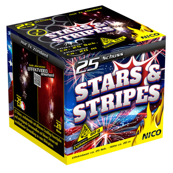 NICO - Stars & Stripes, 25 Schuss