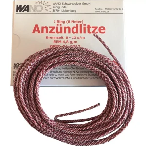 Anzündlitze 8m, Rot, 8-12 s/m