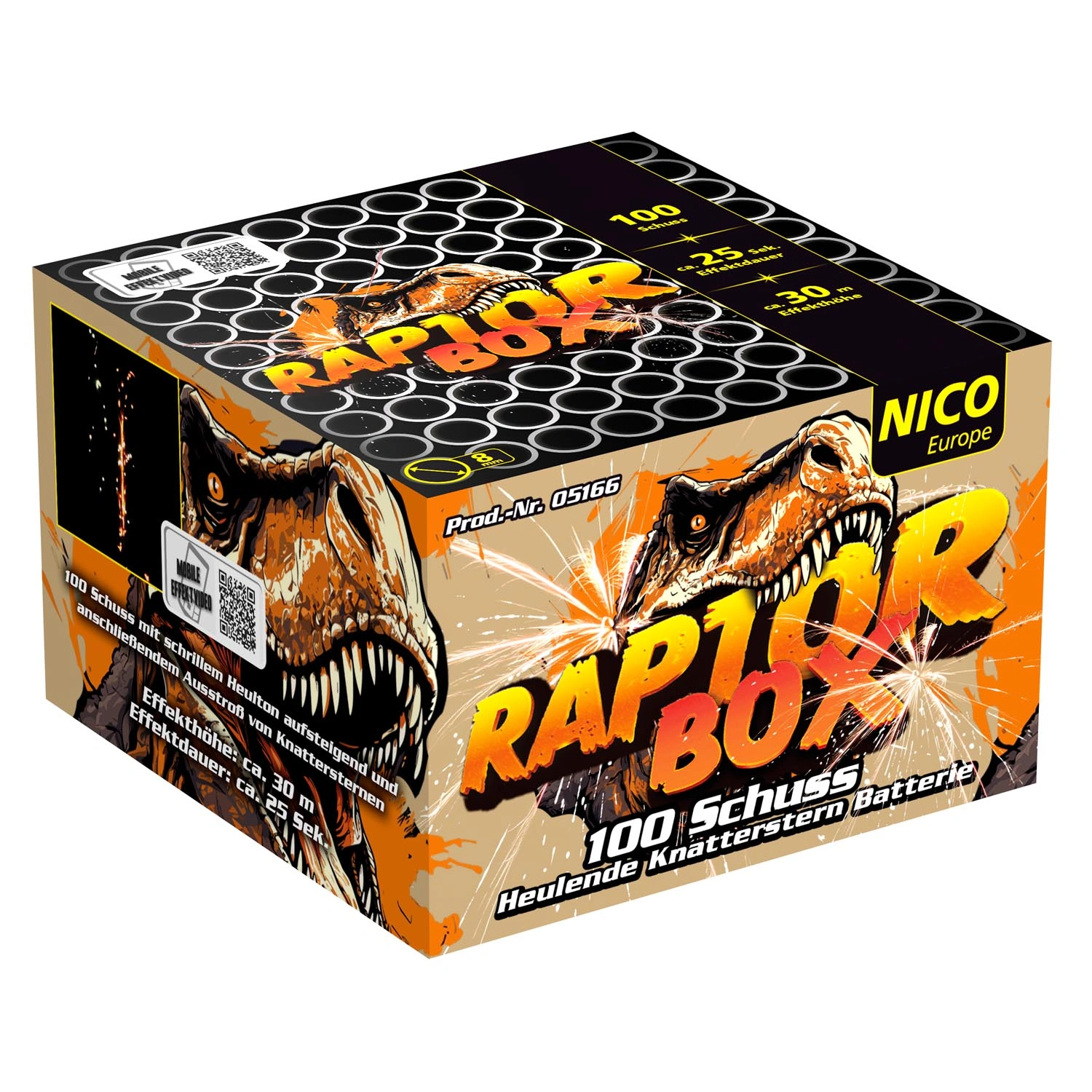 Raptor Box, 100 Schuss