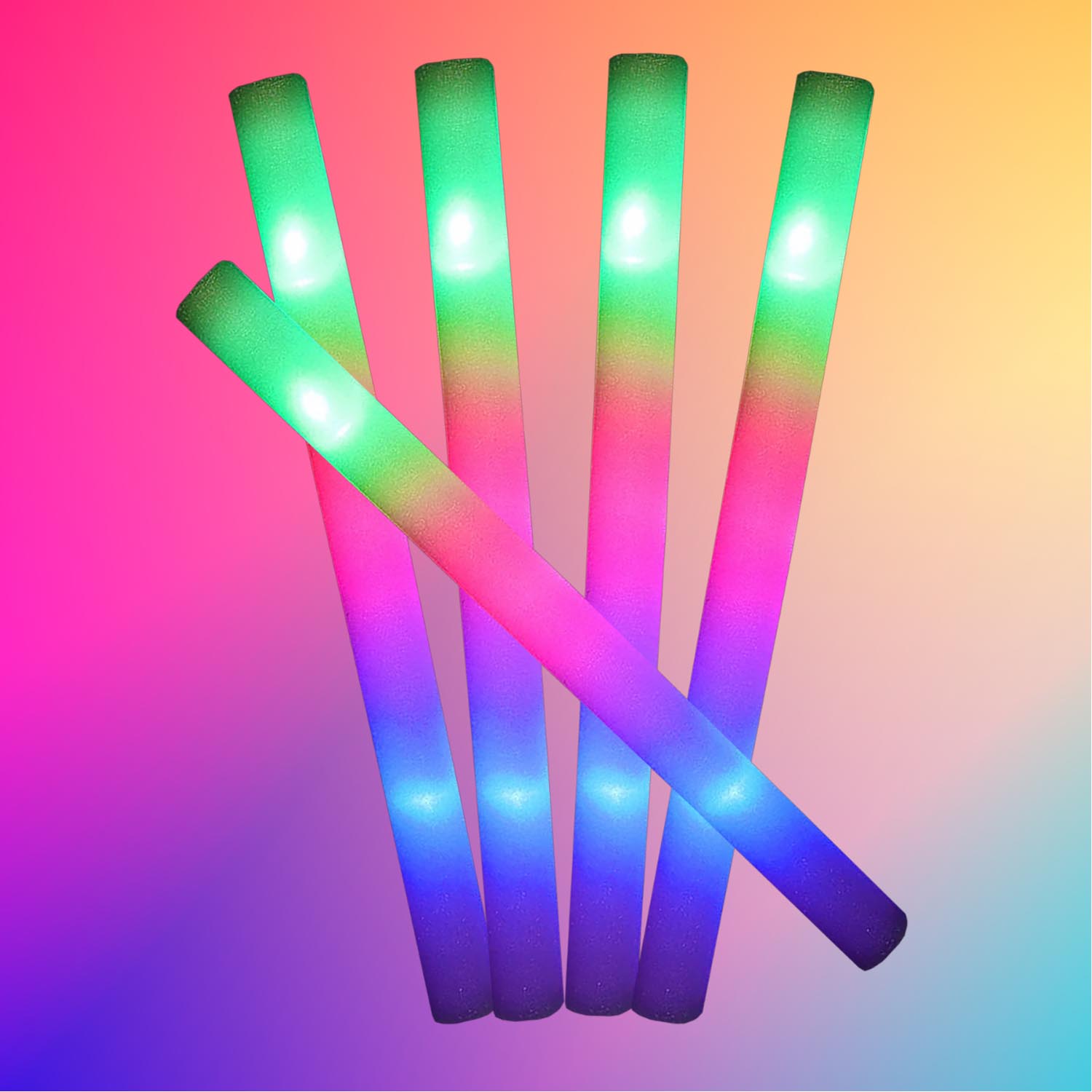 LED Foam Stick, bunt – Bild 2