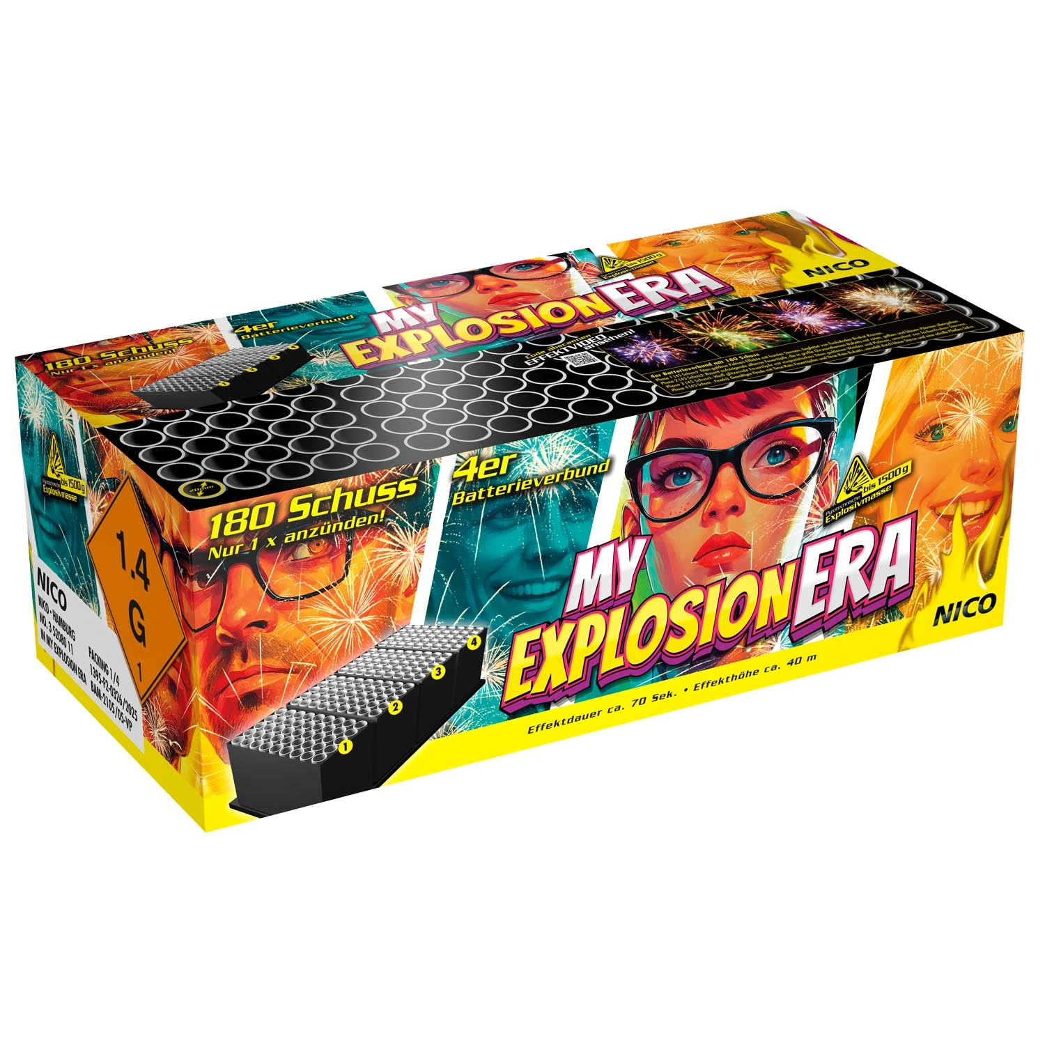 My Explosion Era, 180 Schuss